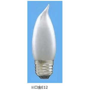 ＜コジマ＞ 旭光電機工業 電球 曲がりシャンデリアランプ [E12/シャンデリア電球形] C32E12100110V10WFマガ画像