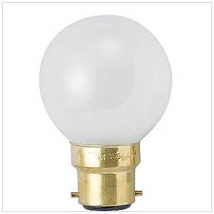 ＜コジマ＞ 旭光電機工業 電球 ミニボールランプ [B22d/ボール電球形] 電球色 G50B22D110V60W画像
