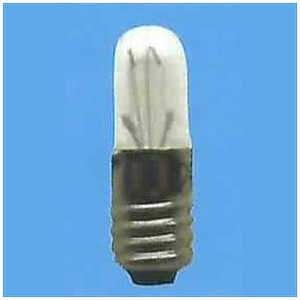 ＜コジマ＞ 旭光電機工業 電球 パイロットランプ クリヤー [E5/豆電球形] T5E512V0.11A画像