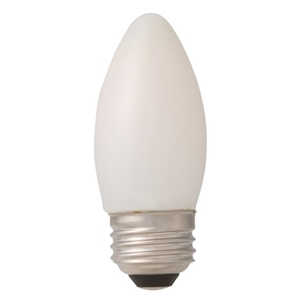 東京メタル LEDフィラメント型 シャンデリア電球 E26 ホワイト ［E26 /シャンデリア電球形 /40W相当 /電球色 /1個 /全方向タイプ］ LDC4LW40WE26T2