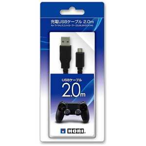 HORI ワイヤレスコントローラー DUALSHOCK4｢PS4｣ 充電USBケｰブル 2.0m