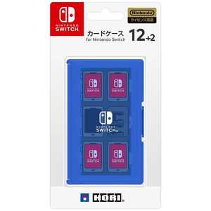 ＜コジマ＞ HORI カードケース12+2 for Nintendo Switch ブルー NSW-022 カードケース12+2FORスイッチブ