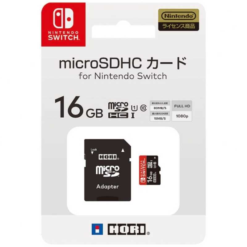 HORI HORI マイクロSDカード 16GB for Nintendo Switch マイクロSD16GBFORスイッチ(NS マイクロSD16GBFORスイッチ(NS