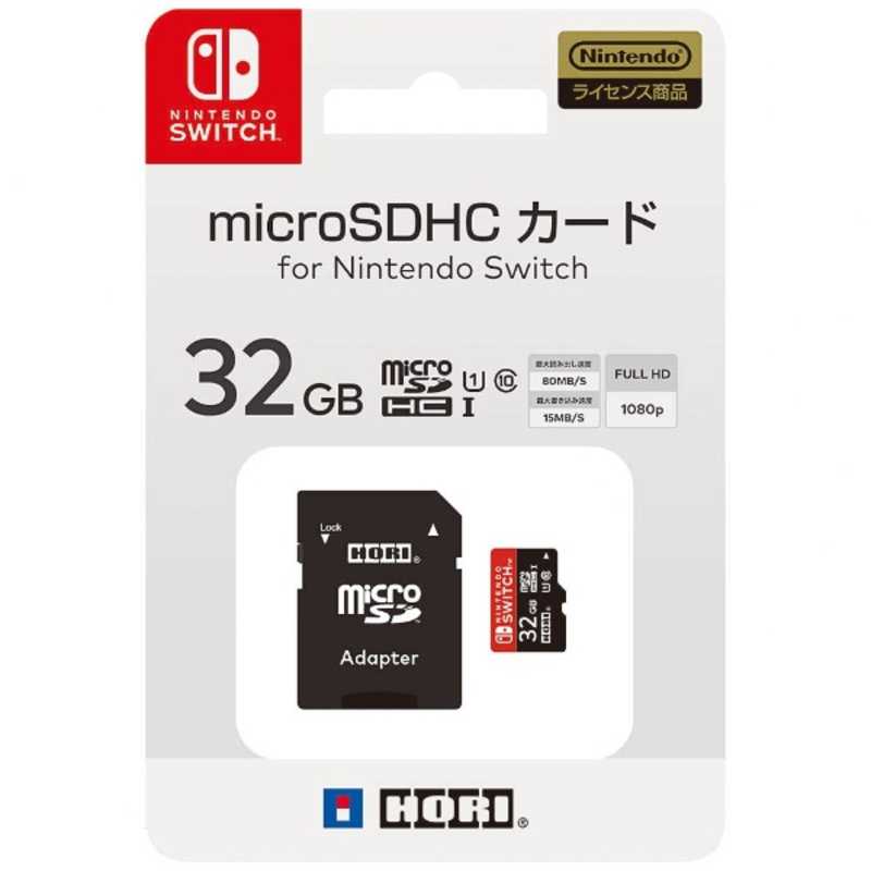 HORI HORI マイクロSDカード 32GB for Nintendo Switch マイクロSD32GBFORスイッチ マイクロSD32GBFORスイッチ