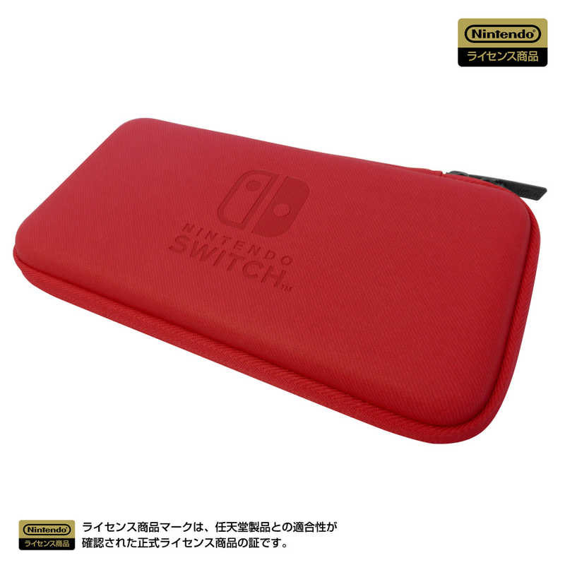 HORI HORI スリムハードポーチ for Nintendo Switch Lite レッド NS2-049 NS2-049
