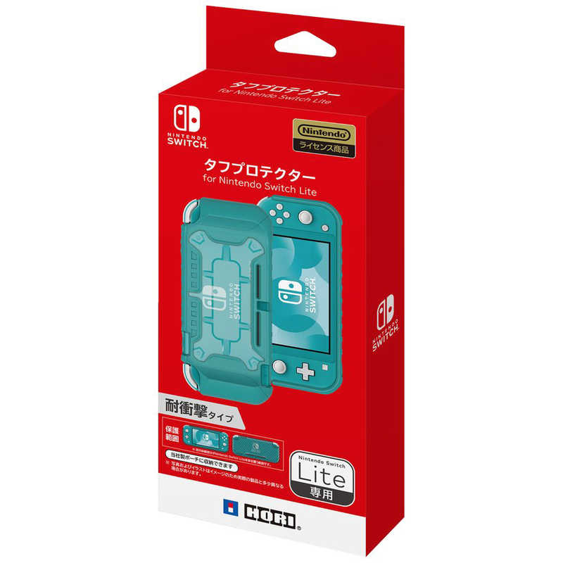 HORI HORI タフプロテクター for Nintendo Switch Lite クリア×ターコイズ NS2-055 SWLタフプロテクタｰ SWLタフプロテクタｰ