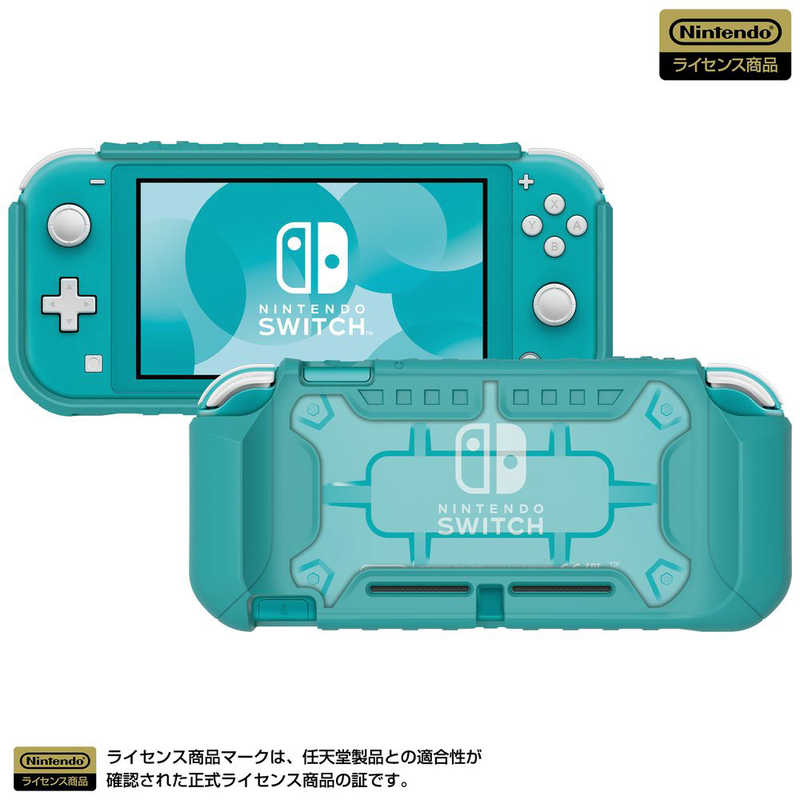 HORI HORI タフプロテクター for Nintendo Switch Lite クリア×ターコイズ NS2-055 SWLタフプロテクタｰ SWLタフプロテクタｰ
