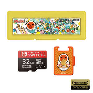 HORI 太鼓の達人 microSDカード32GB+カードケース6 for Nintendo Switch AD29-002