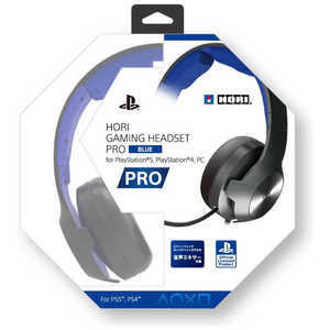 HORI ホリ ゲーミングヘッドセット プロ for PlayStation5 PlayStation4 PC ブルー ホリゲーミングヘッドセットプロ