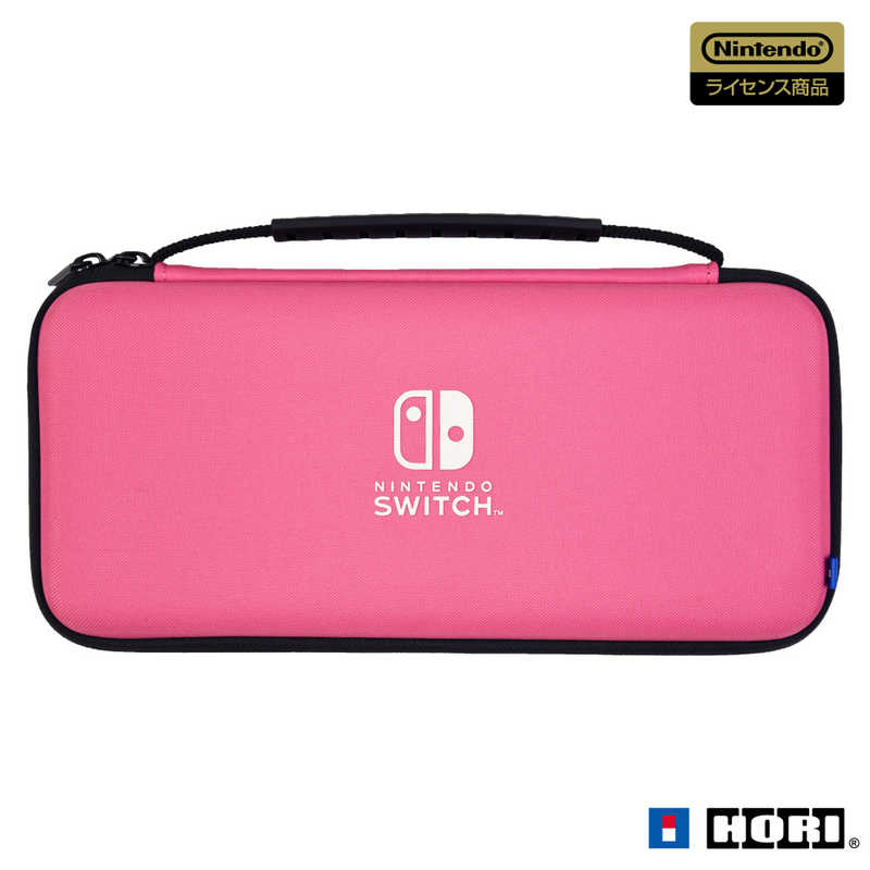 HORI HORI スリムハードポーチプラス for Nintendo Switch ピンク  