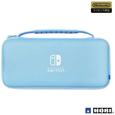 【城陽寺田】Nintendo Switch（付属品＋スリムハードポーチ付き） 株式会社 HORI | スリムハードポーチ プラス for Nintendo Switch ブルー