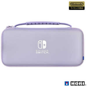 HORI スリムハードポーチ プラス for Nintendo Switch カシスパープル (有機ELモデル) NSW-828