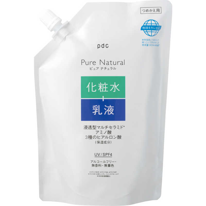 PDC PDC エッセンスローション UV 大容量つめかえ用 390ml Pure NATURAL(ピュアナチュラル)  