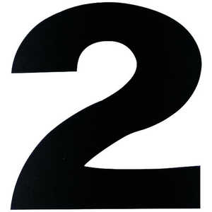 ダイドーハントマグネット切り文字ブラック2 10177778