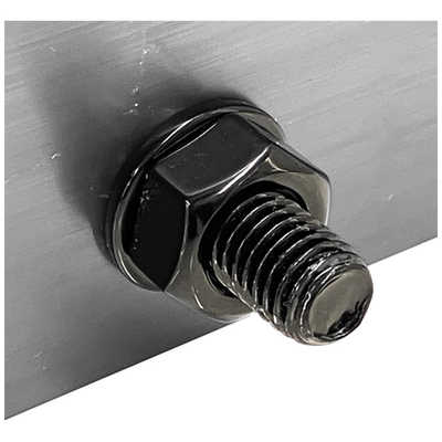 ダイドーハント カラー寸切ボルト 黒 W3/8×1000mm (50本入) 10195661