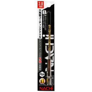 ビッグマン #076918 六角軸コーティングドリル 3.8mm #076918 ビッグマン #076918 六角軸コーティングドリル 3.8mm #076918