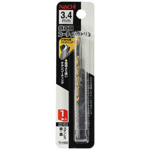 ビッグマン ＃060319 コーティングドリル1本入 3.4mm #060319