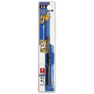ビッグマン #060374 ステンレス用ドリル1本入 4.8mm #060374 ビッグマン #060374 ステンレス用ドリル1本入 4.8mm #060374