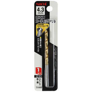 ビッグマン #068078 コーティングドリル1本入 4.3mm #068078 ビッグマン #068078 コーティングドリル1本入 4.3mm #068078