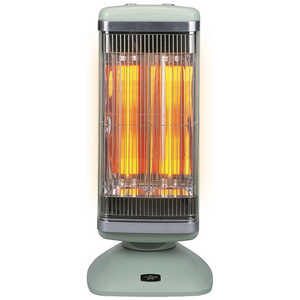 アラジン 遠赤グラファイトヒーター(2灯管) 1000W 首振り機能 グリーン CAH-2G10G/G