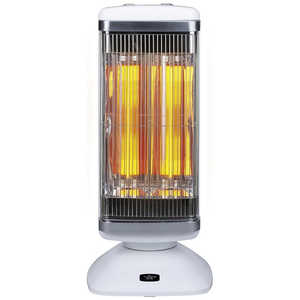 アラジン 遠赤グラファイトヒーター(2灯管) 1000W 首振り機能 ホワイト CAH-2G10G/W