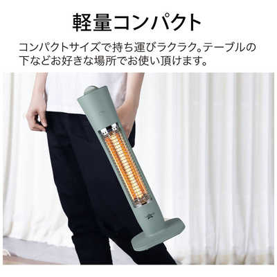 アラジン 遠赤グラファイトヒーター 400W グリーン AEH-G409N/G の通販