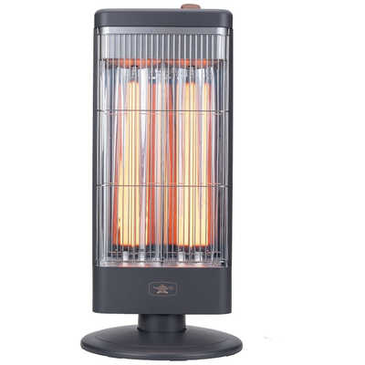 【新品・未使用】アラジン　グラファイトヒーター ダークグレー 4段階切替 アラジン 遠赤グラファイトヒーター 1000W 首振り機能