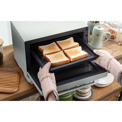 アラジン グラファイトオーブンレンジ 22L グリーン AEM-G14AG