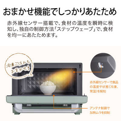 アラジン グラファイトオーブンレンジ 22L ホワイト AEM-G14AW の通販