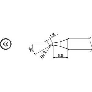 白光 白光 こて先/0.2RSSB型 T31-02JS02