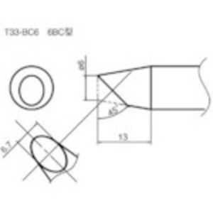 白光 こて先/6BC型 T33-BC6 白光 こて先/6BC型 T33-BC6