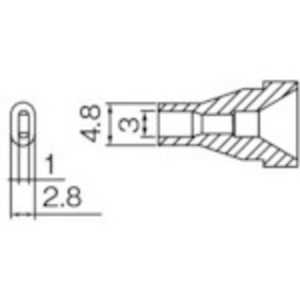 白光 白光 ノズル 3X1MM N61-15