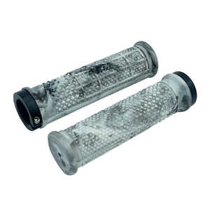 NOGUCHI 自転車用グリップ フィンガーロックグリップ NGS-008 グレー 