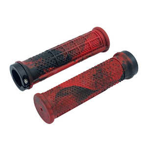 NOGUCHI 自転車用グリップ フィンガーロックグリップ NGS-008 レッド 