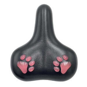 ILIVE 肉球サドル (幅22×長さ25.5×高さ8.5cm ) ブラック×ピンク ILIVE 肉球サドル (幅22×長さ25.5×高さ8.5cm ) ブラック×ピンク