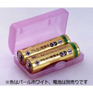 旭電機化成 電池ケース パールホワイト ADC322PW(パｰルホワイト)
