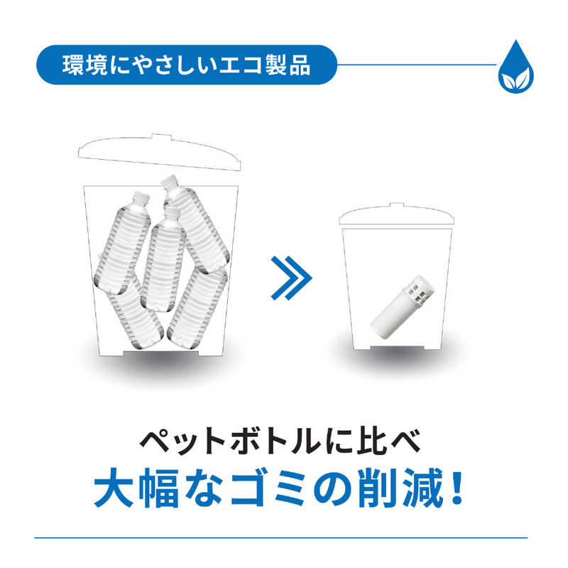 三菱ケミカルクリンスイ 三菱ケミカルクリンスイ ポット型浄水器｢ポットシリーズ クリンスイ CP405｣(浄水部容量1.5L) CP405‐WT CP405‐WT