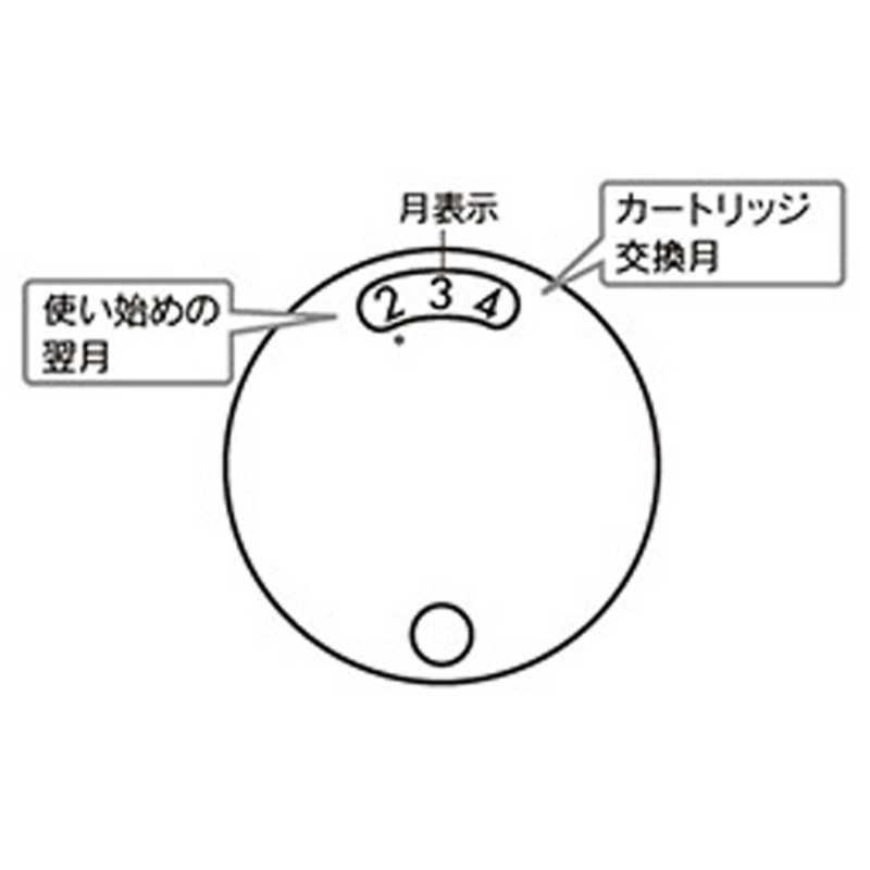 三菱ケミカルクリンスイ 三菱ケミカルクリンスイ ポット型浄水器｢ポットシリーズ クリンスイ CP407｣(浄水部容量2.2L) CP407‐WT CP407‐WT