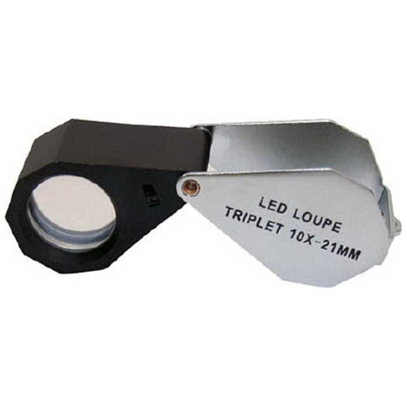 池田レンズ工業 池田レンズ工業 ライト付10倍ルーペ WLED10 WLED10