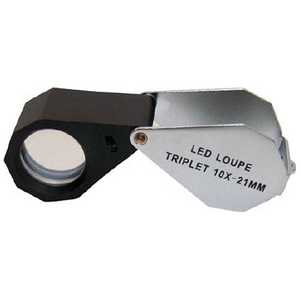 池田レンズ工業 池田レンズ ライト付10倍ルーペ ドットコム専用 WLED10