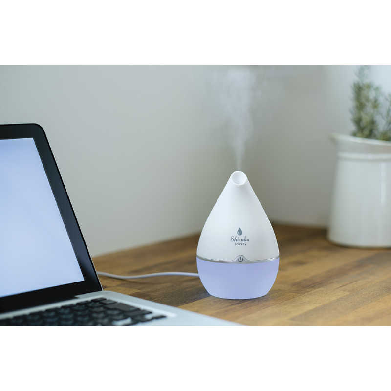アピックス アピックス USB加湿器 SHIZUKU lovery [超音波式]  AUD-180WH ホワイト AUD-180WH ホワイト
