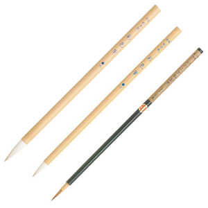 あかしや 絵手紙入門筆3本組 PN/3VS あかしや 絵手紙入門筆3本組 PN/3VS