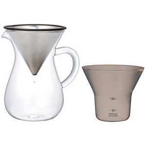 KINTO コーヒーカラフェセット ステンレス 「パーソナル・コーヒープロダクト・シリーズ」(300ml) SCS-02-CC KINTO コーヒーカラフェセット ステンレス 「パーソナル・コーヒープロダクト・シリーズ」(300ml) SCS-02-CC