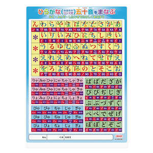 共栄プラスチック 学習下敷 B5判 五十音 NO.8300B51