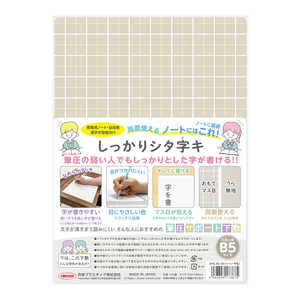 共栄プラスチック しっかりシタ字キ B5判 コーヒー牛乳 SHSB505 共栄プラスチック しっかりシタ字キ B5判 コーヒー牛乳 SHSB505