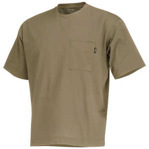 カジメイク 8758 AIR FEEL TECH 半袖クルー ベージュ M 875804M カジメイク 8758 AIR FEEL TECH 半袖クルー ベージュ M 875804M