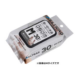 カジメイク ビニール極薄手袋(30枚入) Lサイズ クリア 9009