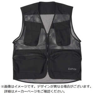 カジメイク 8901 シールドソルジャーメッシュベスト ブラック L 890191L カジメイク 8901 シールドソルジャーメッシュベスト ブラック L 890191L