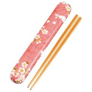たつみや 18.0布貼箸箱セット ピンク桜うさぎ 33070 たつみや 18.0布貼箸箱セット ピンク桜うさぎ 33070