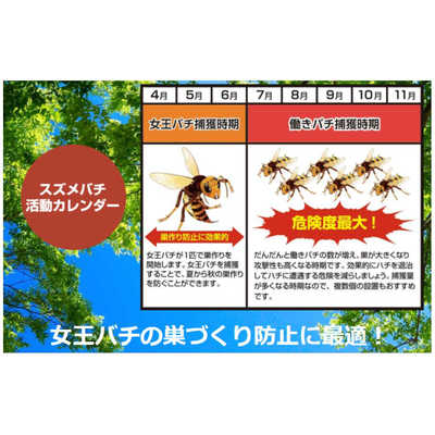 SHIMADA 業務用スズメバチ捕獲器 2個入 205825 の通販 - カテゴリ